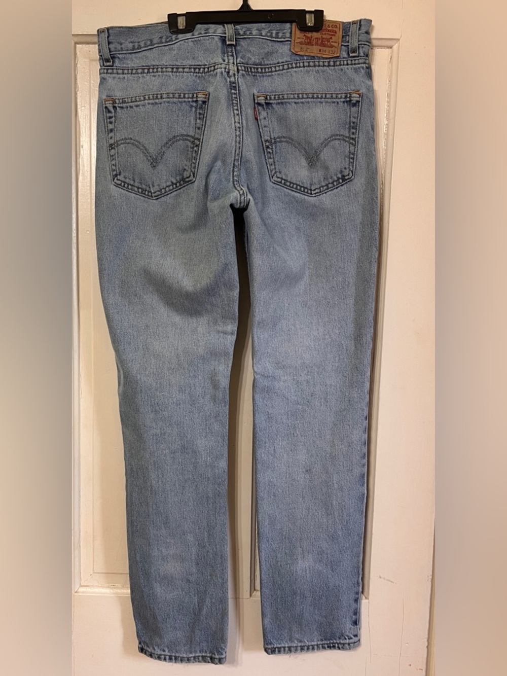 Levi's 512 Slim Fit Jeans in Light Blue Wash - Picture 7 of 14